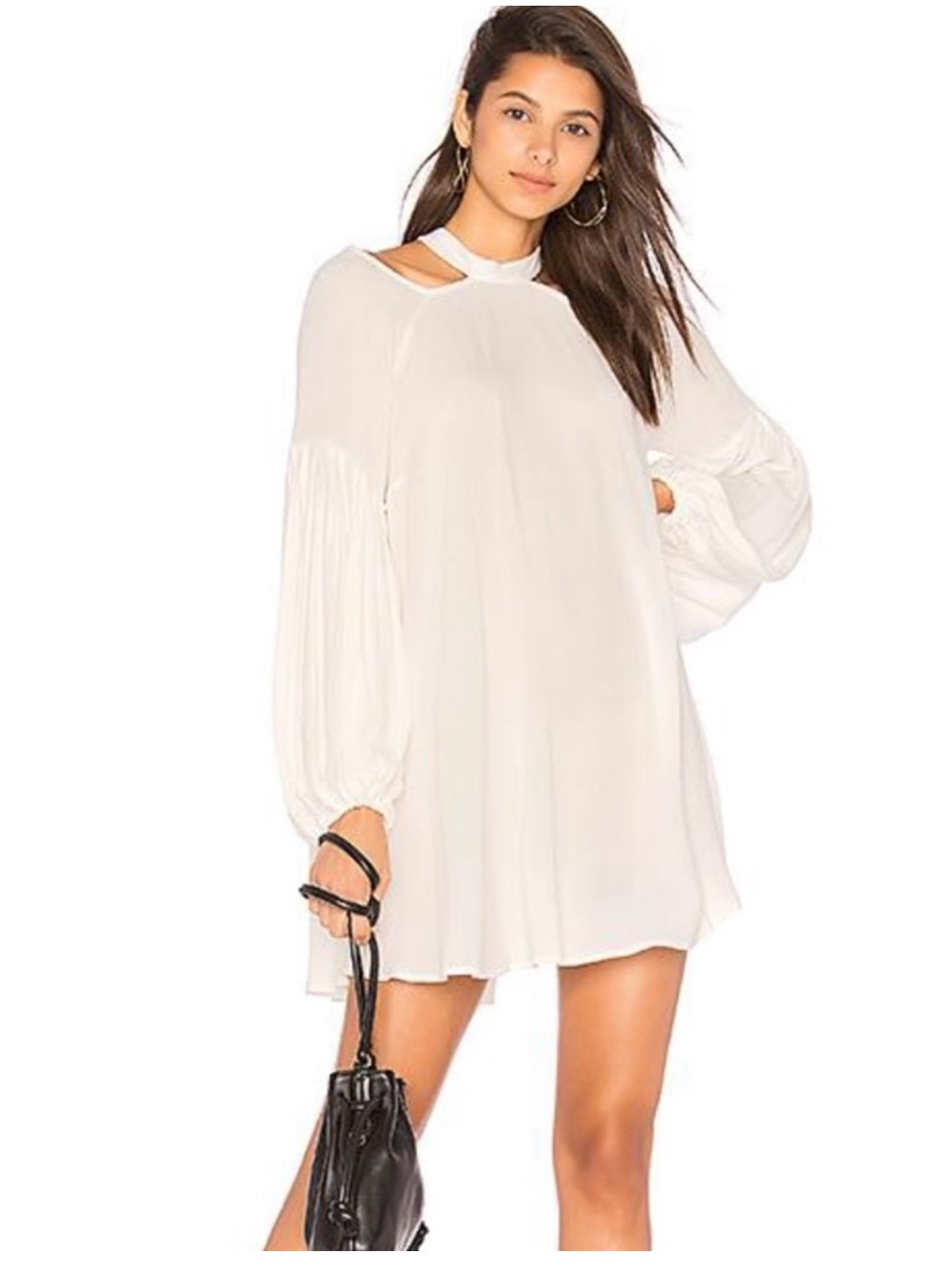 NWT Free People - Drift me away cold shoulder mini dress tunic